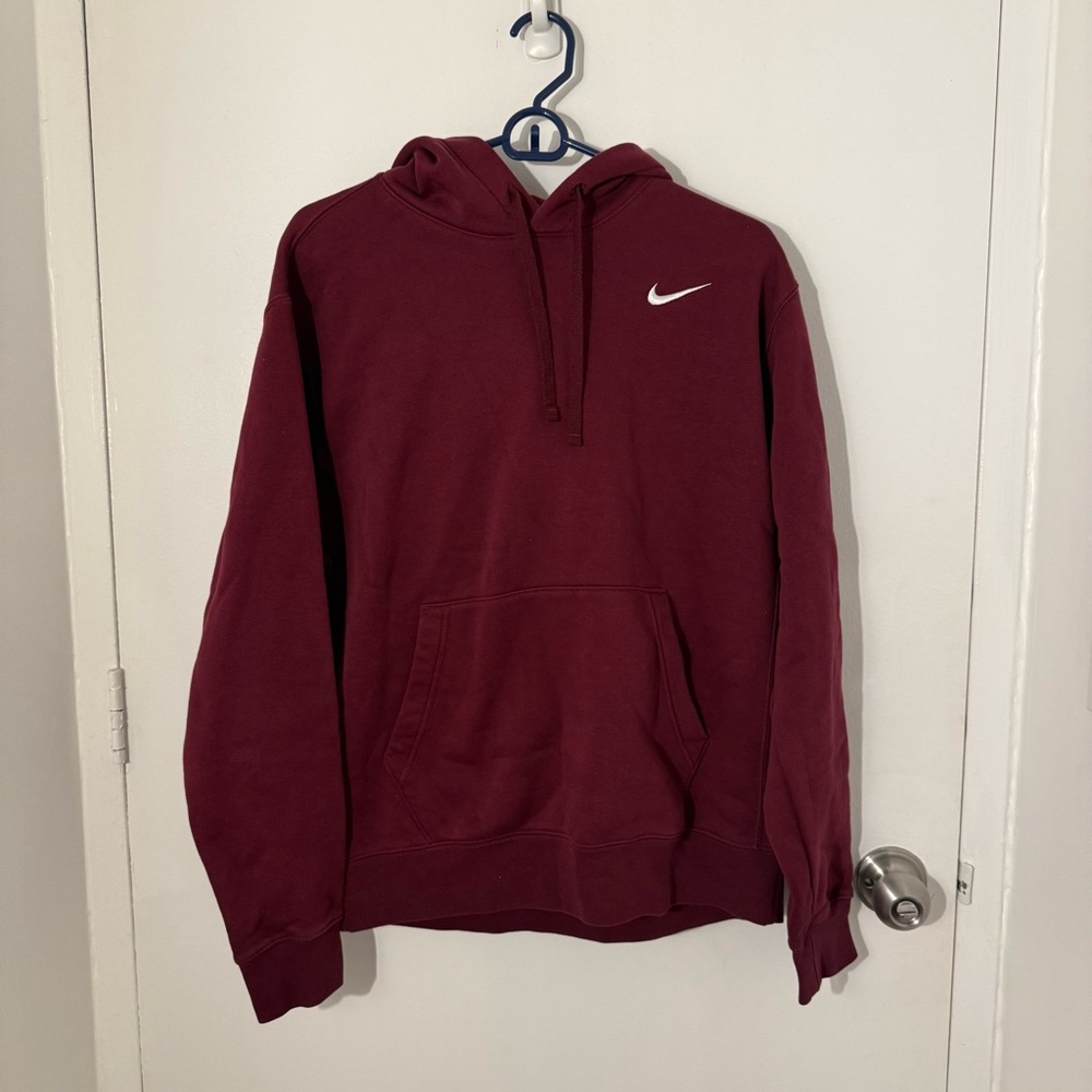 Nike Men's Burgundy Hoodie